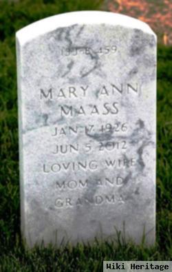 Mary Ann Marie Maass