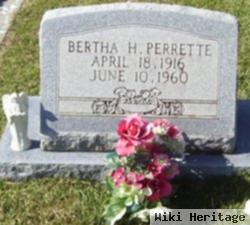 Bertha H Perrette