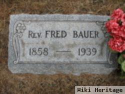 Rev Fred Bauer