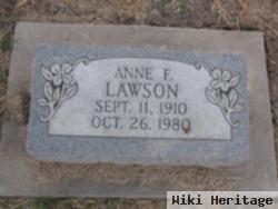 Anne F Lawson