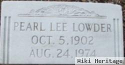 Pearl Lee Lowder