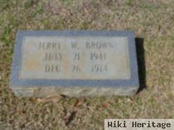 Jerry W Brown