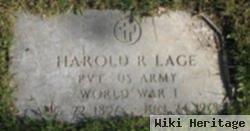 Harold R Lage