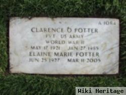 Clarence O Potter