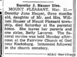 Dorothy June Hauser