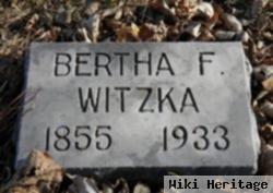 Bertha F Freichel Witzka