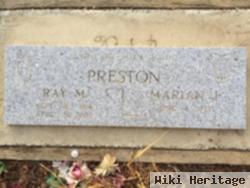 Ray Melvin Preston