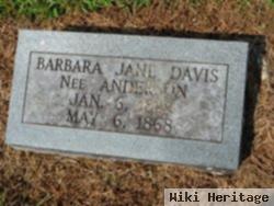 Barbara Jane Anderson Davis