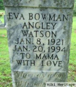 Eva Bowman Angley Watson