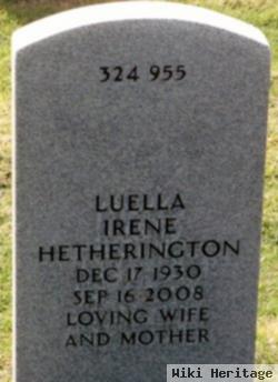 Luella Irene Hetherington