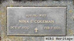 Nina E. Galbraith Coleman