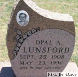 Opal A Holsted Lunsford