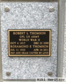 Robert L Thomson