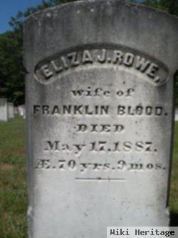 Eliza Jane Rowe Blood