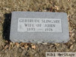 Mrs Bertha Gertrude Thompson Slingsby