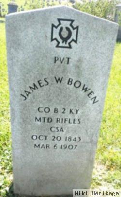 Pvt James Wesley Bowen