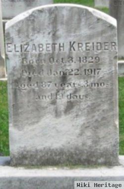 Elizabeth Kreider