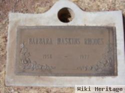 Barbara Haskins Rhodes