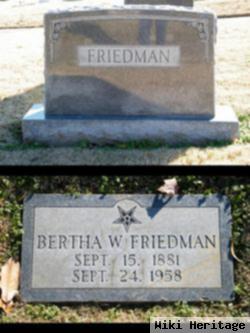 Bertha Friedman