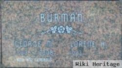 George M Burman