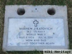 Mathew J. "matt" Katovich