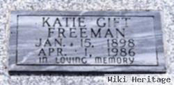 Katherine Marie "katie" Gift Freeman