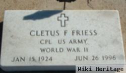 Cletus Frederick Friess