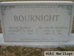 Rev. Archie Haskell Bouknight