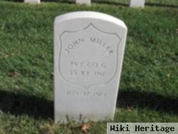 Pvt John Miller