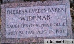 Theresa Evelyn Baker Wideman