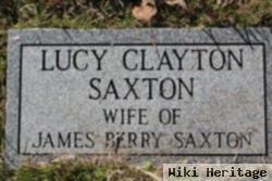 Mrs Lucy Clara Clayton Saxton