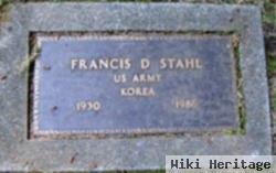 Francis D Stahl