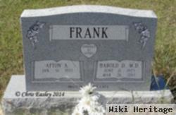 Dr Harold D Frank