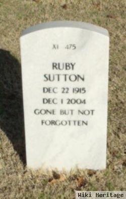 Ruby Gladys Nye Sutton