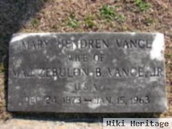 Mary Hendren Vance