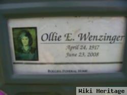 Ollie Elcie Wenzinger