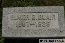 Elmer D Blair