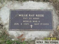 Pvt Willie Ray Reese