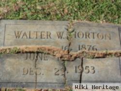 Walter W Horton