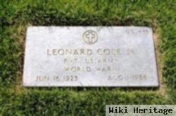 Leonard Cole, Jr