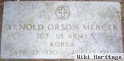 Sgt Arnold Orson Mercer