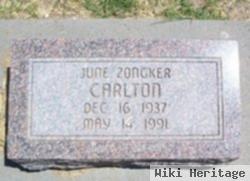 June Zongker Carlton