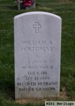 William A Holtgreve