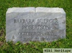 Barbara Anne Buerger Robertson