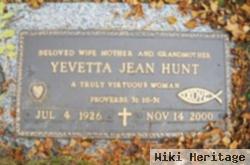 Yevetta Jean Hunt