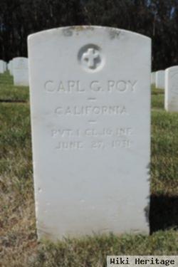 Carl G Roy