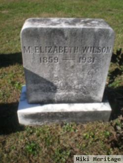 M. Elizabeth Wilson