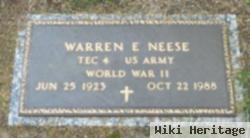 Warren E. Neese