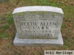 Bertie Allen Clark