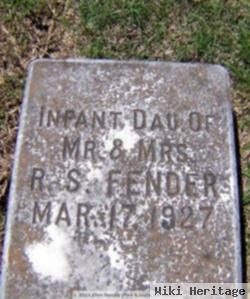 Infant Daughter Of M/m Rs Fender